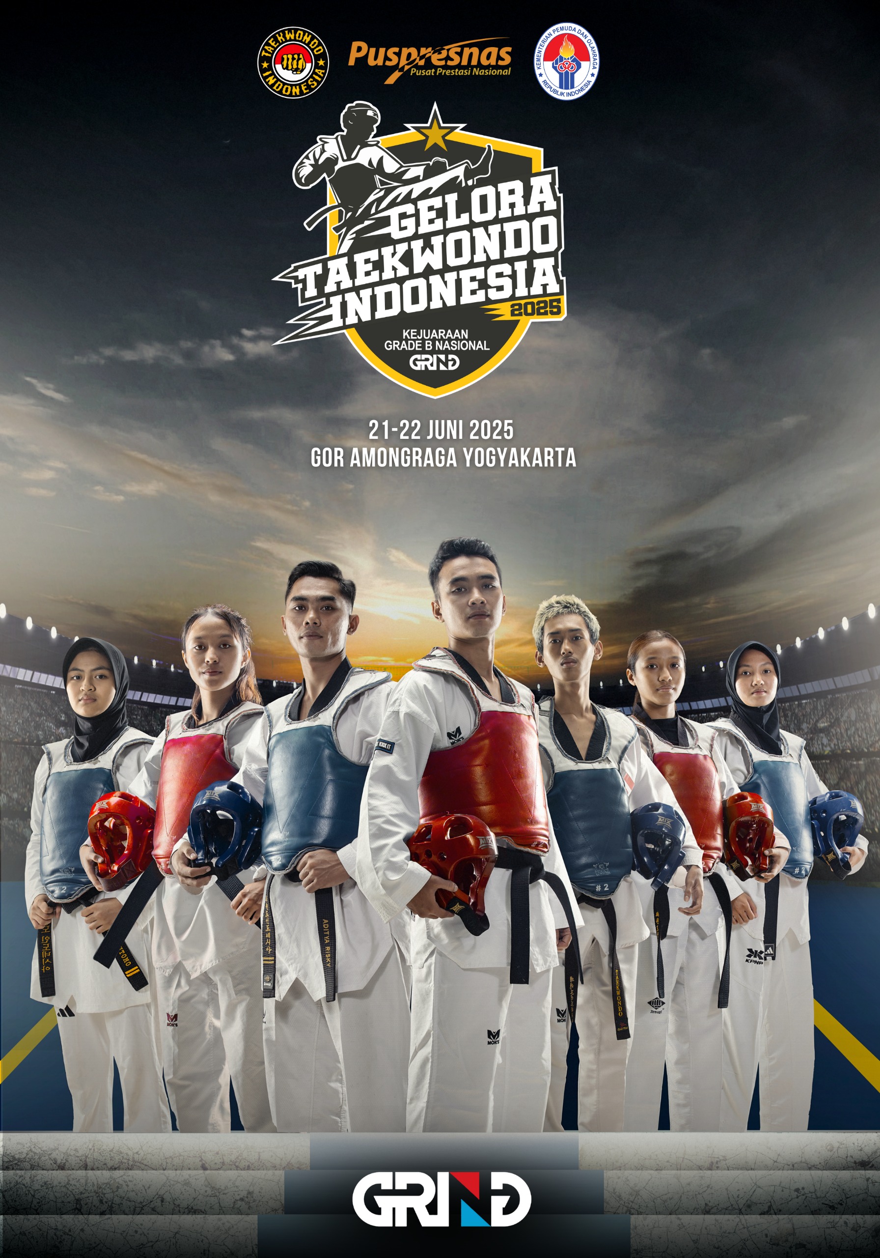 Panggung Juara Taekwondo Indonesia TAEKWONDO INDONESIA ELTC YOGYAKARTA